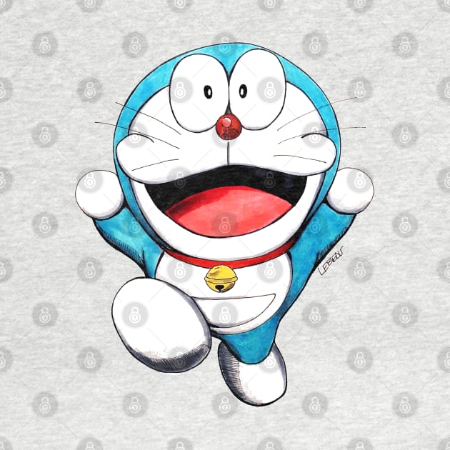 doraemon the cat from the future by jorge_lebeau